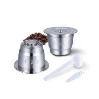 ราคา Icafilas Nespresso Stainless Steel Refillable Reusable Coffee Capsule Filter Tamper Coffee Pod For Nespresso Machine Coffeeware (20557297649)
