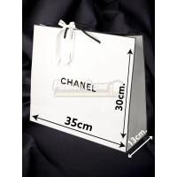 ราคา แท้shopไทย ถุงกระดาษ Chanel พร้อมริบบิ้น สีขาว สีดำ กล่องของขวัญ (20869380622)