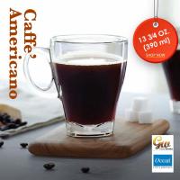 ราคา แก้วกาแฟ แก้วโอเชี่ยนกลาส 1 Pcs Coffee Glass Ocean Glass P02440 CAFFE AMERICANO MUG แก้วใส เนื้อดี มีหู (2500076271)