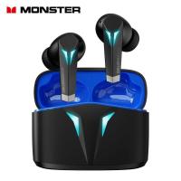 ราคา Monster XKT06 หูฟังบลูทูธไร้สาย คุณภาพเสียง HIFI ไมโครโฟนในตัว หูฟังไร้สายเกม ลดเสียงรบกวน หูฟังบลูทูธแท้ 5 2 (21334198865)