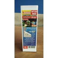 ราคา ลวดเชื่อมทังสเตน สีแดง สีขาว สีฟ้า สีเขียว สีขาว SUMO WT 20 ยกแพค 10 เส้น ขนาด 1 6 2 4 mm ยี่ห้อ ซูโม่ ของเเท้ ทังสเตน ลวดเชื่อมทังสเตน (14108882101)