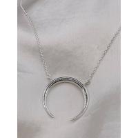 ราคา สร้อยคอ สร้อยคอจี้ พระจันทร์เสี้ยว โอเวอร์ไซส์ เงินแท้ ทองแท้ ชุบทอง 18 กะรัต (10321666178)