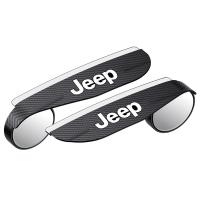 ราคา Ciscos 2 ชิ้น กระจกมองมุมอับรถยนต์ คาร์บอนไฟเบอร์ คิ้วกันฝนกระจกมองข้างรถยนต์ สำหรับ Jeep Cherokee Wrangler Grand (20768597158)