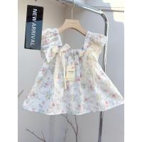 ราคา พร้อมส่ง Sherbet เสื้อครอปคอเหลี่ยมดึงยาง แขนระบาย ผ้าลูกไม้ฉลุลาย สีน่ารักมากกก (21371135225)