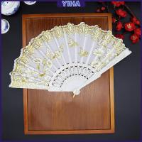 ราคา Yiha พัดสวย สีแดง 23 cm พัดจีนสวยๆ Big แฟนจีน แฟนลูกไม้ พัดจีน พัดผ้า Hand Fans (21339584582)