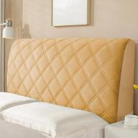 ราคา HANGDIAN จัดส่งฟรี หนังกลับหนาขึ้น Cover Headboard หัวเตียง Cover Headboard นุ่มปลอกหมอนอิงฝาป้องกันฝุ่นง่ายๆทั่วไปสำหรับการหลีกเลี่ยงการชน (20147181666)