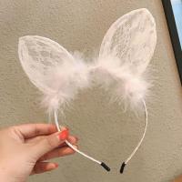 ราคา ที่คาดผมรูปกระดิ่งหูแมวลูกไม้ผ้ากำมะหยี่สำหรับผู้หญิงอุปกรณ์ผมคอสเพลย์งานปาร์ตี้ที่รัดผมแฟชั่นสวยหรูสไตล์เกาหลีเด็กผู้หญิง (20871278245)