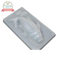 ราคา แม่พิมพ์พลาสติกขุ่น พิมพ์ขนม พิมพ์วุ้น รูปปลาคาร์ฟ กลาง และก้อนทอง (9421065340)