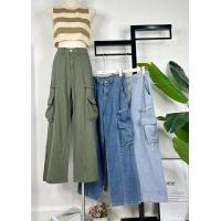 ราคา กางเกงยีนส์แฟชั่นเอวสูง ทรงขากระบอก กางเกงยีนส์ผู้หญิงฟรีไซส์ กางเกงยีนส์สไตล์เกาหล (19757024186)