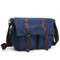 ราคา ผู้ชาย Zakelijke กระเป๋า Messenger Voor ผู้ชาย Schoudertas วินเทจผ้าใบ Crossbody แพ็คย้อนยุคลำลอง Kantoor Reistas (12608274570)
