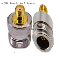 ราคา 2pcs N Male Female to SMA Male Female Straight RF Coax Coaxial Cable Adapter Connector (5991570607)