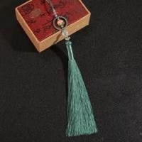 ราคา จี้ทอลายดอกบัว พู่ไหม พู่ไหมจีน พู่แขวนเอว พู่ประดับ (20985791238)