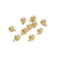 ราคา จี้ห้อยคอน่ารักทรงกลมทองเหลืองชุบทอง8 10 12มม 14K สำหรับทำเครื่องประดับต่างหูสร้อยข้อมือสร้อยคอแบบทำมือ (20833887913)