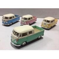 ราคา โมเดลรถเหล็ก รถโฟล์ค รถโบราณ 1963 Volkswagen bus double cab pickup โมเดล รถโ (17441184220)