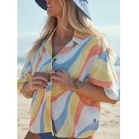 ราคา ROXY เสื้อเชิ้ต Rad Days Again Short Sleeve Shirt for Women 233 ERJWT03595 NME5 (21021398688)