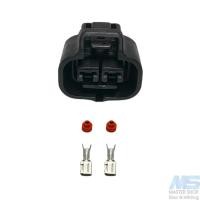 ราคา ปลั๊กพัดลมหม้อน้ำ DENSO 2 ช่อง ใช้กับ Toyota Camry Hybrid Estima Harrier และ Mitsubishi (20099778313)