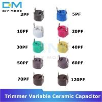 ราคา diymore 10PCS 6มม Trimmer Variable ตัวเก็บประจุเครื่องเคลือบ3PF 5PF 10PF 20PF 30PF 40PF 50PF 60PF 70PF 120PF ปรับ Capacitors สำหรับ Arduino (7791991649)