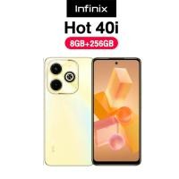 ราคา Infinix Hot 40i 8 256GB ขยายแรมเป็น16GB จอขนาด6 58นิ้ว แบต5000mAh ชาร์จไว18W ประกันศูนย์ไทย 1 ปี (21320307364)