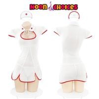 ราคา ส่งเร็วพิเศษ Noon Choices ชุดคอสเพลย์ นางพยาบาล เนื้อผ้าดี เดรสซีทรูสีขาว ชุดนอนไม่ได้นอน NC 265 (21298493078)