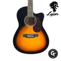 ราคา กีตาร์โปร่งเเละกีตาร์โปร่งไฟฟ้า ราคาถูก คุณภาพดี Lyon By Washburn LG 40 ตัวบาง เสียงใส (19115554859)