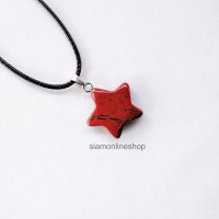ราคา STONE PENDANT STAR สร้อยคอ ประดับจี้หินนำโชค รูปดาว เลือกหินได้ หินแท้ by siamonlineshop (18853870360)