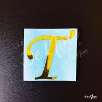 ราคา สติกเกอร์โลหะ สูง 2 5 5 ซม ตัวอักษรภาษาอังกฤษ ตัวใหญ่ A Z สติกเกอร์ตัวอักษร ตัวพิมพ์ใหญ่ (15211863539)