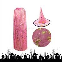 ราคา ผ้าคลุม เสื้อคลุมแม่มด เสื้อคลุม ผ้าคลุมฮาโลวีน หมวกแม่มด หมวก ของตกแต่งฮาโลวีน ผ้าคคลุมมีปก พ่อมด แม่มด Halloween (20493417863)