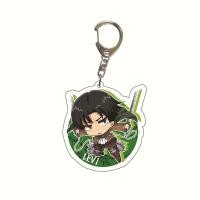 ราคา BEYTM กระเป๋าเครื่องประดับภายในรถแนวสร้างสรรค์สองด้านจี้ Ackerman Eren Jaeger พวงกุญแจโจมตีบนไททันที่ยึดแหวนห่วงพวงกุญแจไททัน (20908508772)