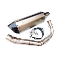 ราคา ชุดท่อ Forza350 ท่อแต่ง HONDA Forza350 ปลายท่อ AK18 นิ้วใบอ้วน (16581772359)