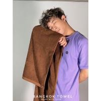 ราคา Bangkok Towel ผ้าห่มขนหนูเกรดโรงแรม ห่ม 1 คน ขนาด 40x80 นิ้ว 3 3 ฟุต ยาวพิเศษ ฝ้าย คอตตอน 100 สีน้ำตาลเข้ม (17405378212)