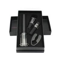 ราคา 4 Pcs Wine Opener Set Air Pressure Pump Bottle Opener Gift Box Includes Wine Opener Kit Vacuum Stopper and Wine Pourer Tool (14564730087)