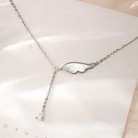 ราคา สร้อยคอจี้ปีกนางฟ้า ปีกนก สร้อยคอน่ารัก ประดับเพชร สร้อยคอ เครื่องประดับ สไตล์เกาหลี N117 (16555933573)
