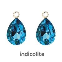 ราคา IMAGIE ต่างหูคริสตัล SWAROVSKI ทรงหยดน้ำ14x10mm หลากสี (19239536342)