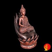 ราคา พระพุทธรูป พระพุทธ ปางสมาธิ ปางตรัสรู้ ประทับในฝ่ามือพระนางสิริมหา ฐานดอกบัว อบอุ่นสงบในธรรม จำลองสีสไตล์เก่าโบราณ มี 3 สีให้เลือก วัสดุเรซิ่นเกรดพรีเมี่ยม (11201291206)