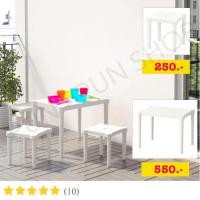 ราคา โต๊ะเก้าอี้เด็กIKEA พลาสติกน้ำหนักเบา ประกอบง่าย สามารถซ้อนเก็บได้ประหยัดพื้นที่ (652868647)