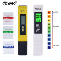 ราคา RCYAGO TDS EC Meterปากกาเหนี่ยวนำไฟฟ้ามิเตอร์Tds ATCอุณหภูมิพืชสวนวัดคุณภาพน้ำปากกาEC Meter (19215115198)