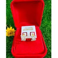 ราคา ต่างหูทองหุ้มหลุยส์ฝังเพชรสวิส งานดีคุณภาพสูง ได้มาตรฐาน ไม่แพ้ ไม่ทัน ใส่ทน (14997873036)