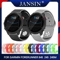 ราคา สายนาฬิกาข้อมือซิลิโคน For Garmin Forerunner 245 245M 645 Vivoactive 3 Vivomove HR Smart Watch Band สายรัดข้อมือกีฬา (1657386035)