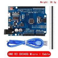 ราคา 1Set UNO R3 Official Box ATMEGA16U2 UNO WiFi R3 MEGA328P Chip CH340G For Arduino UNO R3 Development Board WeMos ESP8266 (19740479672)
