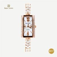 ราคา Royal Crown รุ่น 3818B นาฬิกาข้อมือผู้หญิงเล็กๆกันน้ำ ล้อมเพชร แบรนด์เนมแท้ Vayo Jewelry (21173786694)