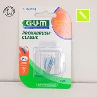 ราคา GUM แปรงซอกฟัน Proxabrush Classic 8 refills 412 612 414 614 ด้ามแปรงซอกฟัน (21002231347)