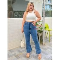 ราคา 312 กางเกงยีนส์ขายาวสาวอวบเก็บทรงพลางหุ่นรุ่นขาม้า (21360911939)