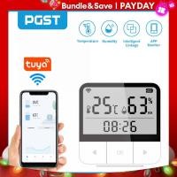 ราคา PGST Wifi ความชื้นและอุณหภูมิ Sensor Tuya สำหรับ Smart Life เครื่องวัดความชื้นสัมพัทธ์ดิจิตอล Datalogger (21170398711)