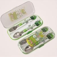 ราคา 3ชิ้น ชุดช้อนส้อมเด็ก เซตช้อนส้อม ช้อน คุโรมิ กล่องช้อนเด็ก ช้อนส้อมแสตนเลส ช้อนส้อมลายการ์ตูน สำหรับเด็กเล็ก ชุดช้อนส้อมเด็กพกพาพร้อมกล่อง (20396399122)