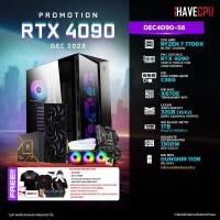 ราคา iHAVECPU คอมประกอบ DEC4090 56 AMD RYZEN 7 7700X 4 5GHz 8C 16T PNY GEFORCE RTX 4090 VERTO TRIPLE FAN 24GB GDDR6X MSI MAG X670E TOMAHAWK WIFI LEXAR ARES RGB KIT 32GB 16x2 DDR5 6400MHz WHITE (21019416709