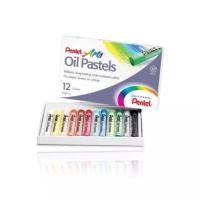 ราคา เพนเทล สีชอล์ค 12 16 25 36 50 สี Pentel Oil Pastels (20396522658)