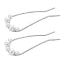 ราคา UNILOVE ปิ่นปักผมประดับมุก รูปตัวยู ปิ่นปักผมจีน ปิ่กปักผมมุกเจ้าสาว ประดับไข่มุก สไตล์ชาติพันธุ์ Pearl U Shaped Hairpin รุ่น U H0001 (21208585058)