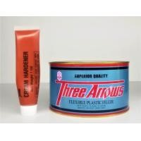 ราคา สีโป๊วแดง 3ศร สีโป๊วรถยนต์ Three Arrows 1kg น้ำยาเร่ง 1 Oz (20676663733)