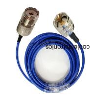 ราคา Blue Soft RG142 UHF pl259 Male to UHF SO239 Female RF Crimp Coax Pigtail Connector Cable 10 15 20 30 50CM 1 2 3 5 10M (7486702308)