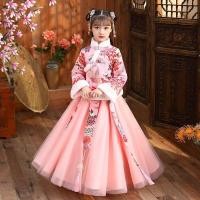 ราคา ชุดเดรสเจ้าหญิงผ้าฝ้ายสำหรับฤดูหนาวสำหรับเด็กและผู้หญิงชุดชุดเดรสสำหรับเด็กชุดจีนสไตล์จีน (17206156999)